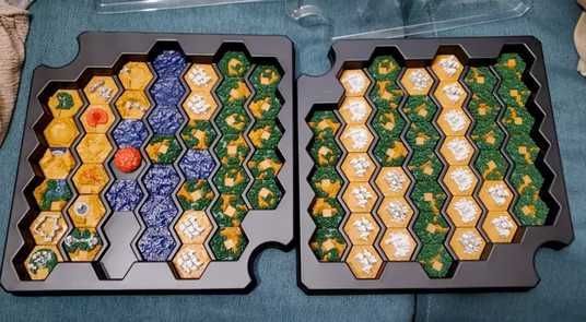 Raket met uitbreidingsmateriaal voor Terraforming Mars