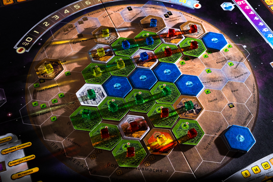 Grafiek met de eindbeoordeling van Terraforming Mars